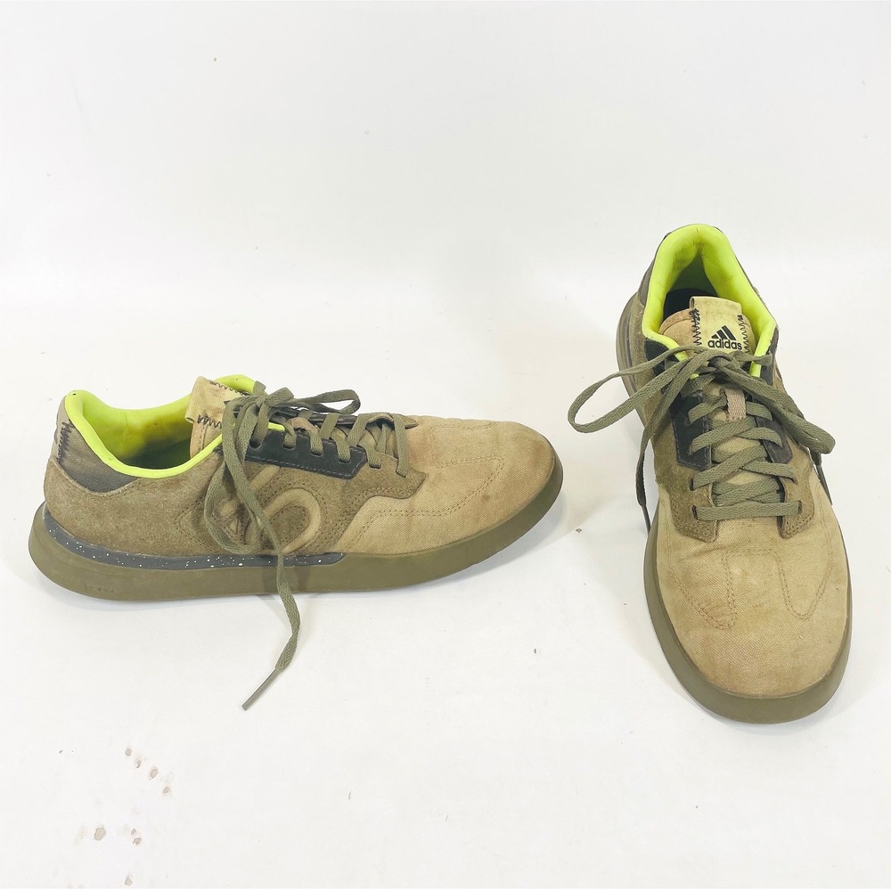 Adidas Five Ten Sleuth DLX Mountain Bike Shoes Mens 9 Olive Tan GW5446